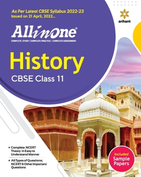 Paperback CBSE All In One History Class 11 2022-23 Edition (As per latest CBSE Syllabus issued on 21 April 2022) Book