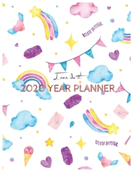 I Can Do It 2020 Year Planner: Unicorn Is Real Dream Come True Unicorn Kawaii Unicorn Monthly and Yearly Planner Blank Lined Themed Year Planner ... 110 Pages for Learning Professional Business