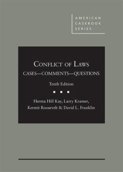 Hardcover Conflict of Laws: Cases, Comments, Questions Book