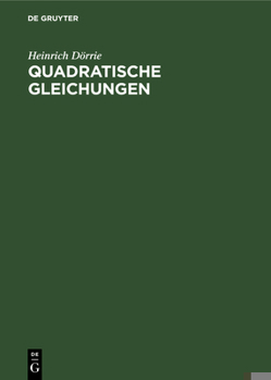 Hardcover Quadratische Gleichungen [German] Book