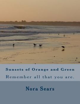 Paperback Sunsets of Orange and Green Book