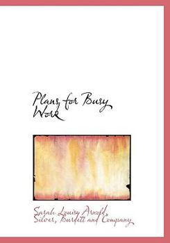 Hardcover Plans for Busy Work Book