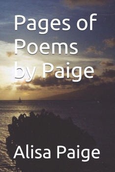 Paperback Pages of Poems by Paige Book