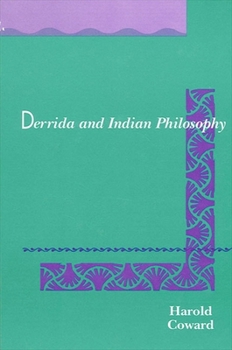 Paperback Derrida and Indian Philosophy Book