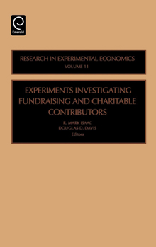 Hardcover Experiments Investigating Fundraising and Charitable Contributors Book