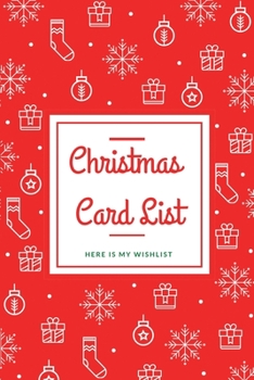 Christmas Card List: 10 Year Organizer Christmas Address Book and Tracker,Christmas Wish List, Christmas gift Tracker : Holiday for Christmas