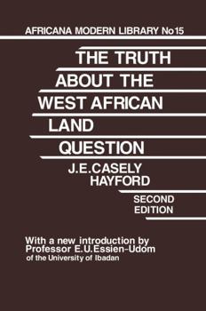 Paperback Truth About the West African Land Question Book