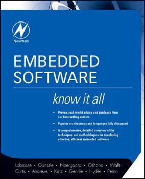 Paperback Embedded Software: Know It All [With CDROM] Book