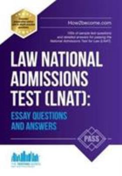 Paperback Law National Admissions Test (LNAT): Essay Questions and Answers Book