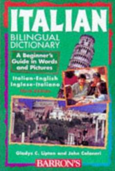 Paperback Italian Bilingual Dictionary: A Beginner's Guide in Words and Pictures Book