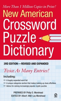 Mass Market Paperback New American Crossword Puzzle Dictionary Book