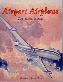 Paperback The Airport Airplane Coloring Book