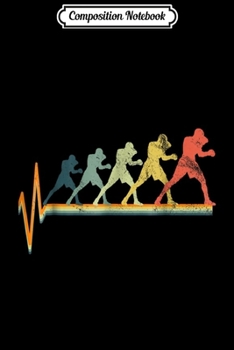 Composition Notebook: Boxing Heartbeat Boxer Gift Fight Love Journal/Notebook Blank Lined Ruled 6x9 100 Pages