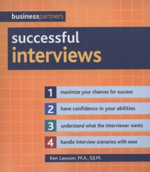 Paperback Successful Interviews. Ken Lawson Book