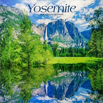 Yosemite 2026 12 X 24 Inch (Hanging) Monthly Square Wall Calendar Plastic-Free