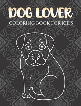 Paperback Dog lover coloring book for kids: Christmas dog coloring book 2021 Book