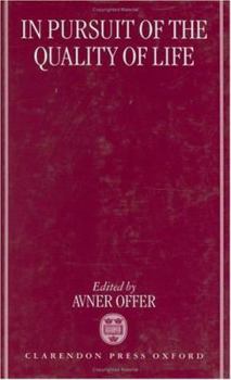 Hardcover In Pursuit of the Quality of Life Book