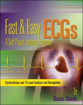 Paperback Fast & Easy ECGs: A Self-Paced Learning Program Book