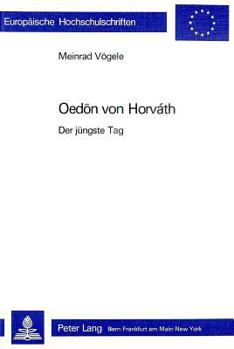Paperback Oedoen Von Horváth: «Der Juengste Tag» [German] Book
