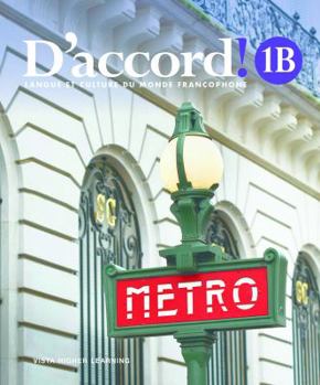 Hardcover D'accord! ©2019 Level 1B: Langue Et Culture Du Monde Francophone Book