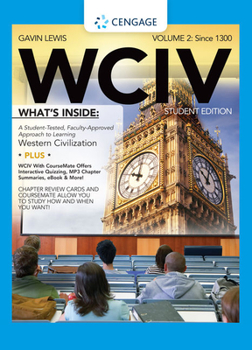 Paperback Wciv, Volume II (with Review Cards and History Coursemate with Ebook, Wadsworth Western Civilization Resource Center 2-Semester Printed Access Card) [ Book