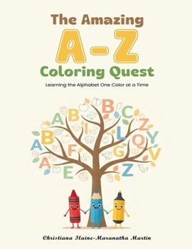 Paperback The Amazing A-Z Coloring Quest [Large Print] Book