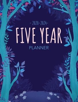 In the Jungle 2020 - 2024 Five Year Planner: 60 months Calendar Five year Monthly Planner Organizer with Federal Holidays, Inspirational Quotes and Password Log