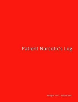 Paperback Patient Narcotic's Log Book