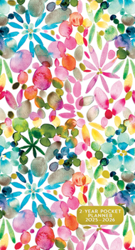 2025-26 Watercolor Garden 2-Year Pocket Planner