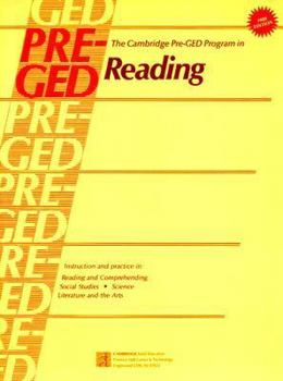 Paperback The Cambridge Pre-GED Program in Reading Book