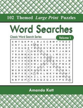 Paperback Word Searches: 102 Themed Large Print Puzzles [Large Print] Book