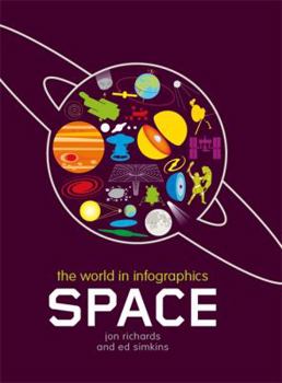 Hardcover The World in Infographics. Space Book