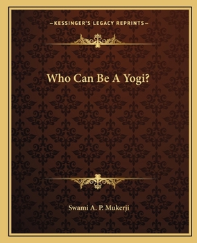 Paperback Who Can Be A Yogi? Book