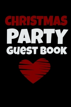 Paperback Christmas Party Guest Book: Awesome Guest Comments Book For Christmas Party Book