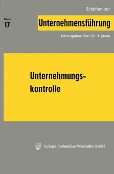 Paperback Unternehmungskontrolle [German] Book