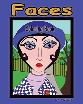 Paperback Faces Coloring Book