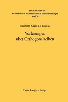 Paperback Vorlesungen Über Orthogonalreihen [German] Book