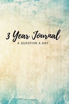 Paperback 3 Year Journal: A Question a Day Book