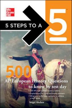 Paperback 500 AP European History Questions to Know by Test Day Book