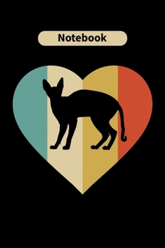 Notebook: DEVON REX CAT Lover Gift for Cat Owners Diary - Blank Date & Blank Lined Notebook Journal - 6x9 Inch 120 Pages White P