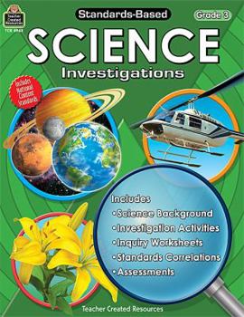 Paperback Standards-Based Science Investigations, Grade 3 Book