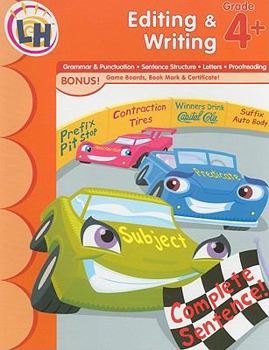 Paperback Editing & Writing, Grade 4+ [With Certificate and Gameboard and Bookmark] Book