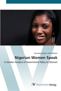 Paperback Nigerian Women Speak Book