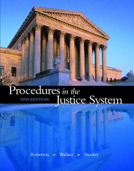 Hardcover Procedures in the Justice System Book