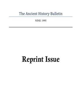 Paperback Ancient History Bulletin Volume Nine Book