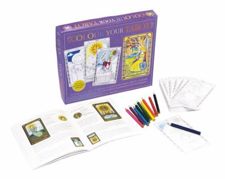 Paperback Colour Your Tarot: Includes a Full Deck of Specially Commissioned Tarot Cards to Colour in, Plus Coloured Pencils and a Beautifully Illustrated Full-Colour Book