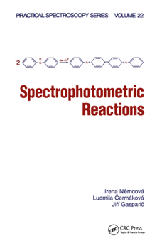 Hardcover Spectrophotometric Reactions Book