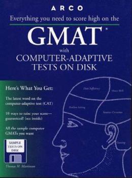 Paperback Arco GMAT: Graduate Management Admission Test, with Computer-Adaptive Tests on Disk Book