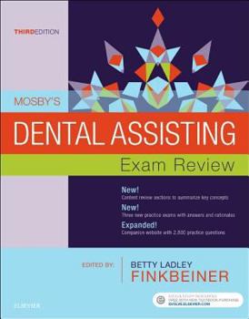 Paperback Mosby's Dental Assisting Exam Review Book