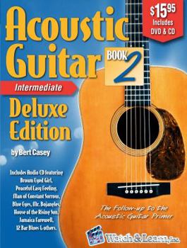 Paperback Acoustic Guitar, Book 2 [With CD (Audio)] Book